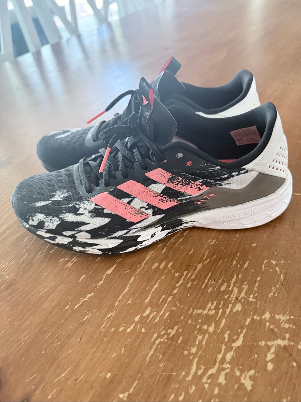 Adidas Lightstrike SL20 Running Shoes Black/Coral